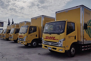 首批EC303纯电轻卡交付DHL 上汽轻卡持续斩获海外大单